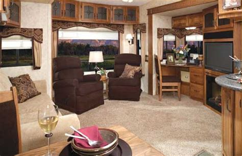 Keystone Montana fifth wheel interior - model 3400RL shown