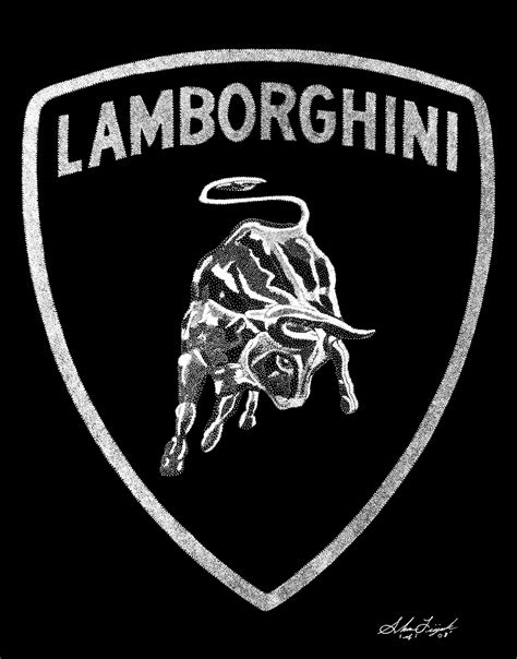 Exotic Engravings: Lamborghini Logo "Dots"