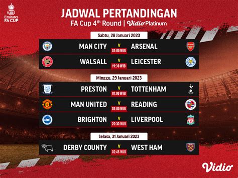 Jadwal Lengkap Siaran Langsung FA Cup 2022-2023 | Vidio