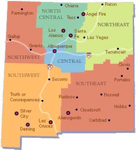 New Mexico Map Regional Political | Map of Mexico Regional Political Geography Topographic