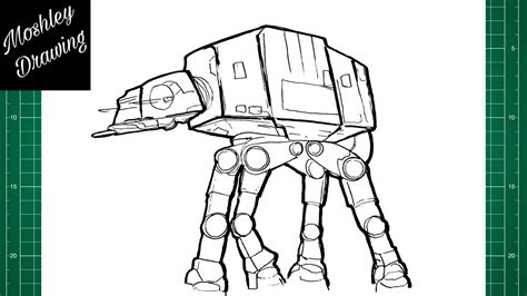 How to Draw AT-AT Walker from Star Wars - YouTube