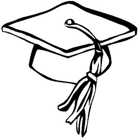 Graduation Cap Outline, Outlines Embroidery Design: Graduation Cap From ...