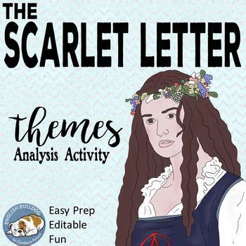 The Scarlet Letter Themes Textual Analysis Activity | Teaching american ...