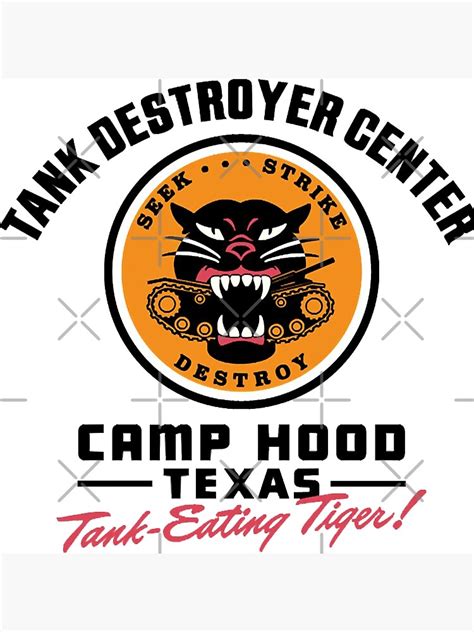 "RETRO TANK DESTROYER CENTER " Poster for Sale by DLutfy | Redbubble