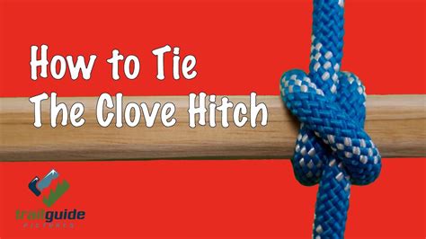 Two EASY ways to tie a Clove Hitch Knot - YouTube