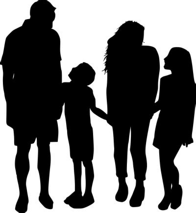 Result For: silhouette family , HD PNG , Free png Download - vhv.rs