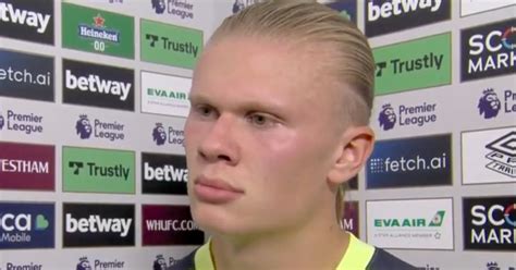 Erling Haaland swears twice in Sky Sports Interview - Futbol on FanNation