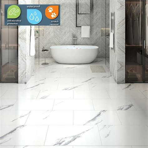 White Marble Vinyl Flooring – Flooring Guide by Cinvex