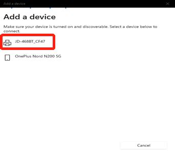 How to connect to printer bluetooth （windows11/win11） : Jadens