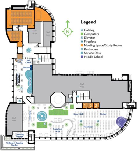 Library Layout | Elmhurst Public Library