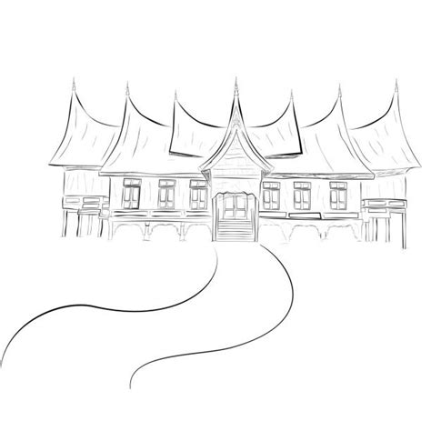 Rumah Gadang Illustrations, Royalty-Free Vector Graphics & Clip Art - iStock