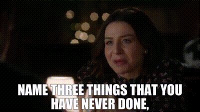 YARN | Name three things that you have never done, | Grey's Anatomy (2005) - S16E01 Nothing Left ...