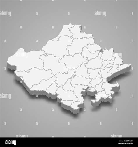 Rajasthan Hd Map - The location map of rajasthan shows the exact position of the state with ...