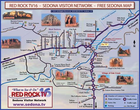 Map of Sedona featured on SEDONA.TV | Sedona map, Sedona arizona, Sedona az