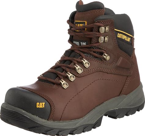 Cat Men's Diagnostic Hi S3 Safety Boots, Brown (Oak), 13 UK: Amazon.co.uk: Shoes & Bags