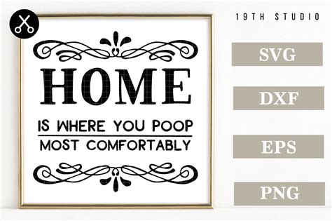 Funny Bathroom Signs SVG Bundle | M32 By 19TH STUDIO | TheHungryJPEG