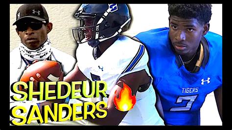 GREATNESS In His DNA 🔥 Shedeur Sanders | Trinity Christian (TX) | Senior Yr Highlight Mix | Vol ...