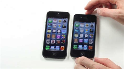 iPhone 5 vs. iPhone 4 - Boot Up Test - YouTube