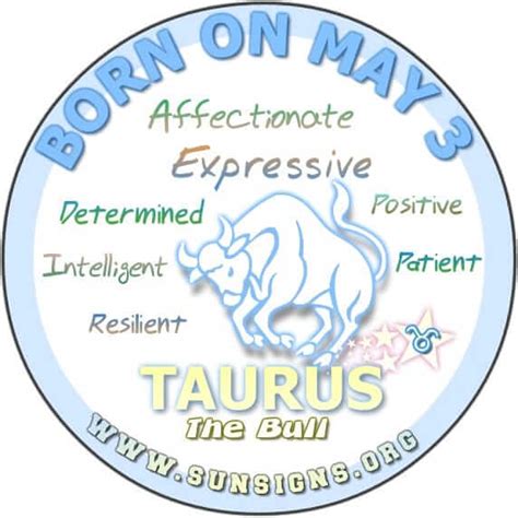 May 3 Birthday Horoscope Personality | Sun Signs