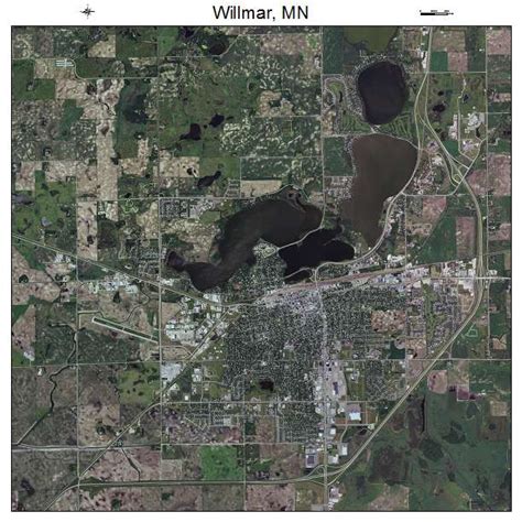 Aerial Photography Map of Willmar, MN Minnesota