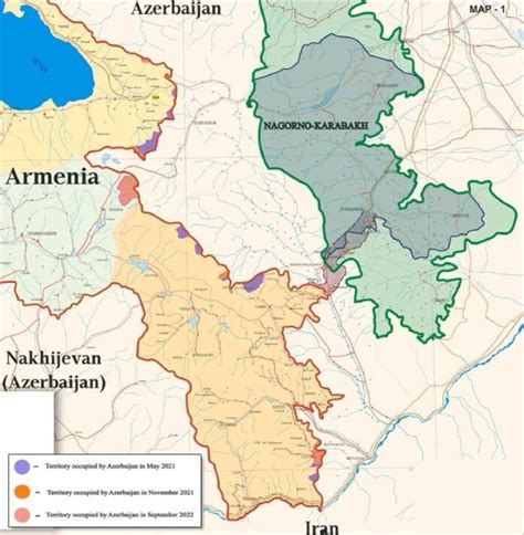 Armenia Releases Map of Territories ‘Seized by Azerbaijan’ Since 2020 ...