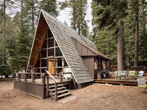 Luxury A-Frame Cabin with Hot Tub in Lake Tahoe, California