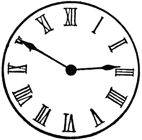 Clock 2:50 | ClipArt ETC