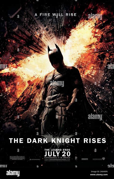 The dark knight rises poster hi-res stock photography and images - Alamy