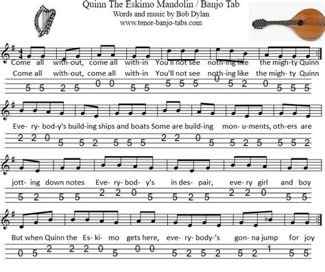 Quinn The Eskimo (The Mighty Quinn) Sheet Music Bob Dylan, 41% OFF