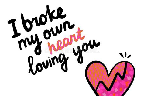 You broke my heart stock vector. Illustration of background - 4003592