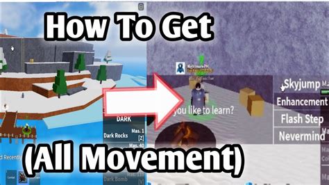 How To Get (All Movement) From Ability Teacher In Blox Fruit - YouTube