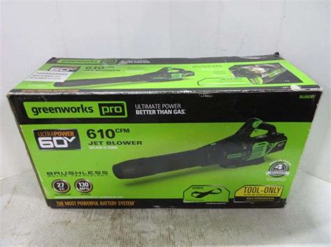 Greenworks Pro 60V 610 CFM jet leaf blower, tool only, excellent ...