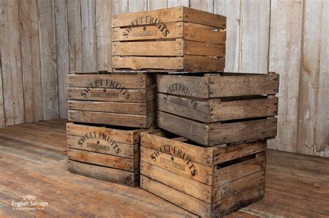 Pin on wooden crate and box decor | Vintage wooden crates, Crates ...