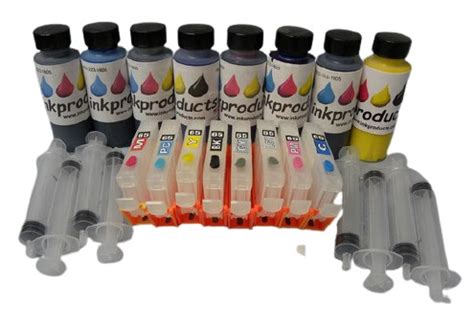 Ink Refill Kit For Canon Pro 200 Printer With 1 Set Of Refillable ...