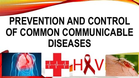 Prevention and control of common communicable diseases