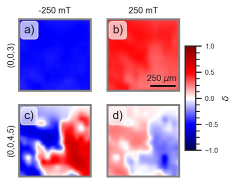 Spatially resolved circular dichroism of the (0,0,3) (a and b) and the ...