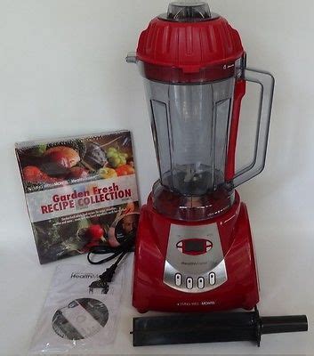 RED MONTEL WILLIAMS LIVING WELL HEALTHMASTER 1200W BLENDER & EMULSIFIER YD-2088E | Blender ...