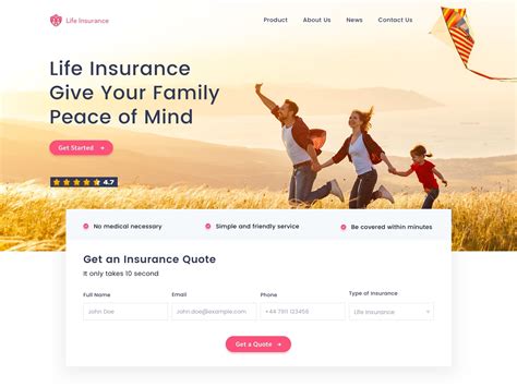 Life insurance Website Page Design by Umair Zulfiqar on Dribbble