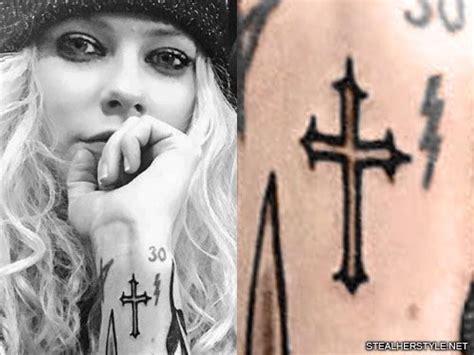 Avril Lavigne's Tattoos & Meanings | Steal Her Style