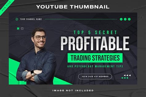 Premium PSD | Business youtube thumbnail design psd