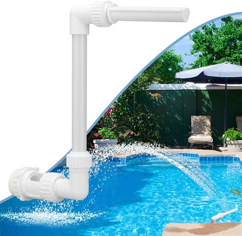 Amazon.com: Pool Waterfall Spray Pond Fountain - Water Fun Sprinklers Above In Ground Swimming ...