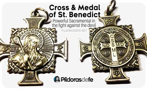 The cross and medal of St. Benedict: exorcism and blessing