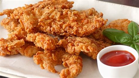 Kfc Style Chicken Fingers Crispy Chicken Fingers Chicken Strips | Hot Sex Picture