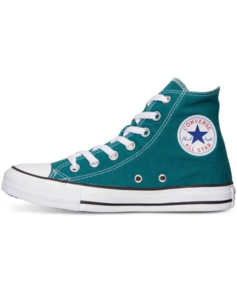 Converse Women's Chuck Taylor Hi Casual Sneakers From Finish Line in Blue - Lyst