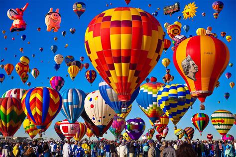 Albuquerque Balloon Fiesta – Magnificent Sky Of Rainbow Colors