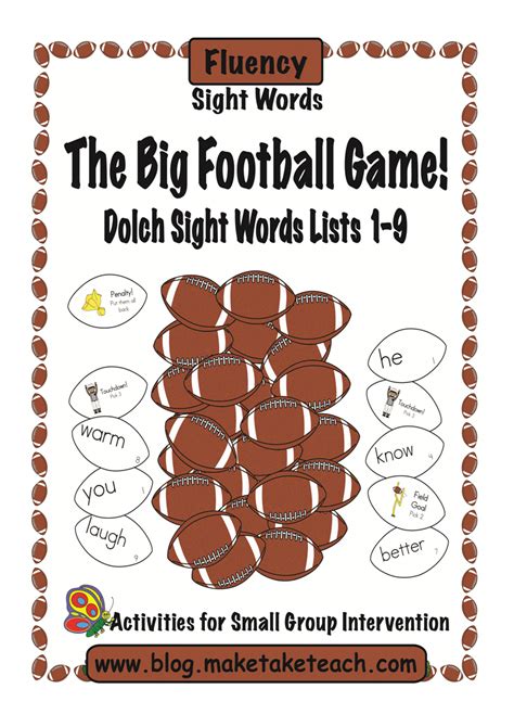 Ready for Some Football? - Make Take & Teach