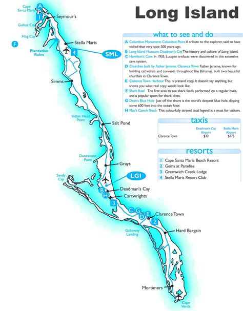 Long Island tourist map - Ontheworldmap.com