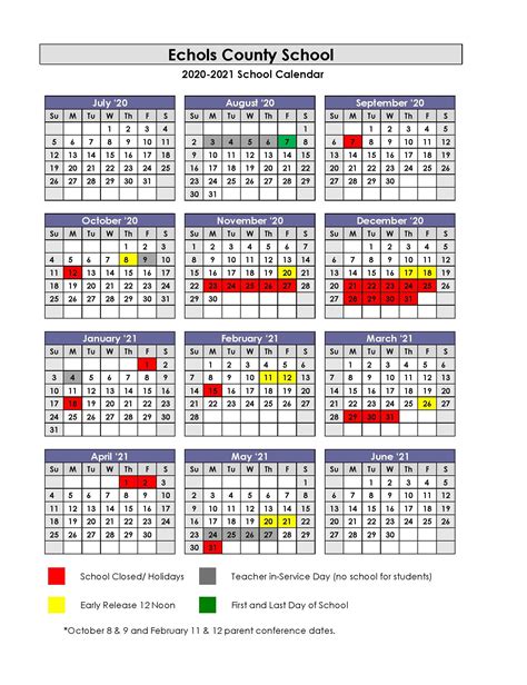 Echols County High School: Schedule