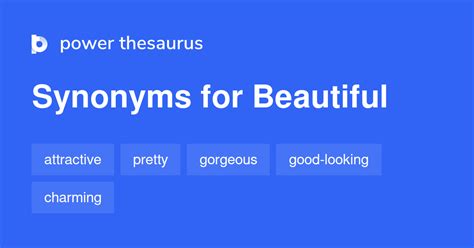 Beautiful synonyms - 2 322 Words and Phrases for Beautiful