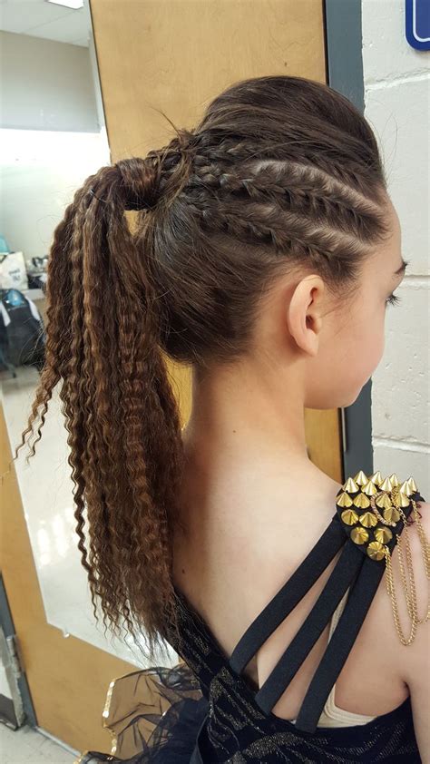 Stylist Credit: Adrienne Chabot @xoacxo Sassy dance competition hairstyle | Dance hairstyles ...